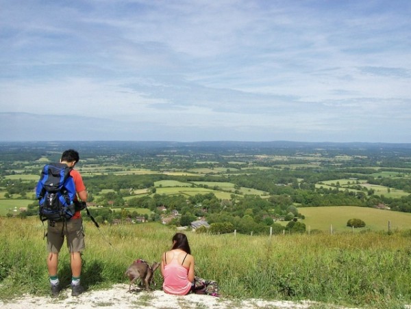 South Downs, view from Ditchling Beacon